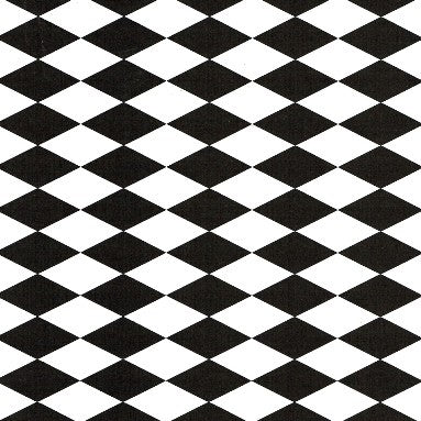 Klika - Carta da regalo Carta da regalo Diamante nero su bianco a coste 30 cm