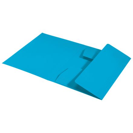 Leitz - Cartella con patta riciclabile, in cartone, formato A4, blu
