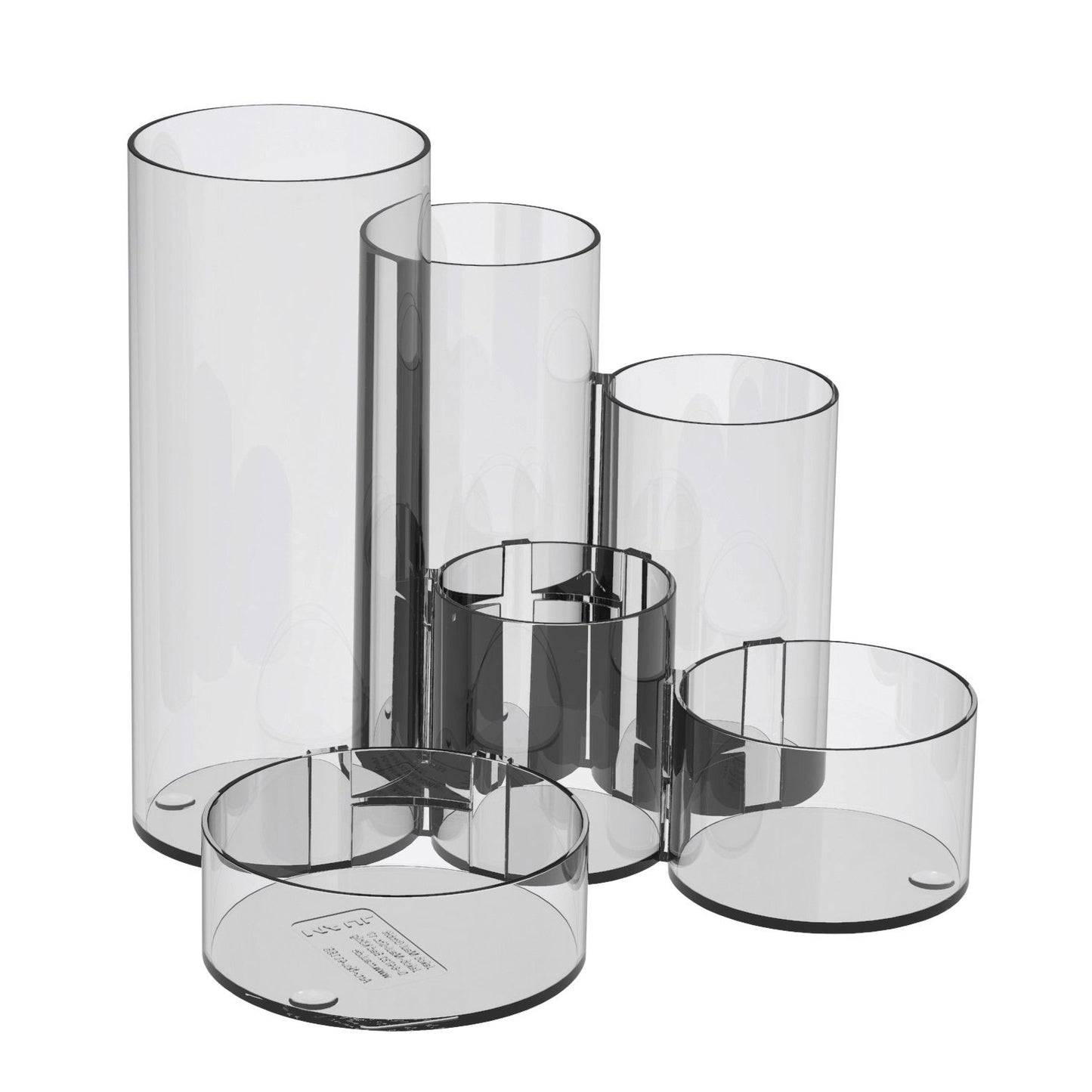 MAUL - Pennenkoker Tubo helder transparant 6-vaks Ø15x12,5cm