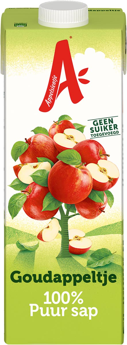 Appelsientje - Goudappeltje 1 l, pak van 12 stuks