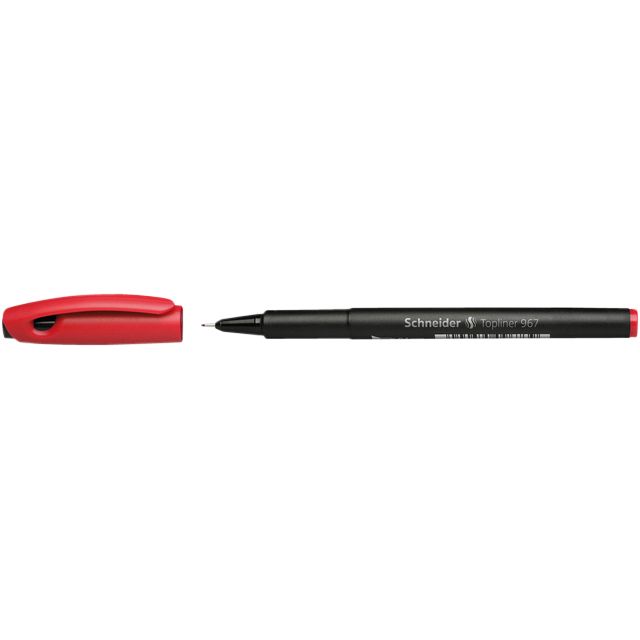 Schneider - Fineliner 967 0.4mm rood | 10 stuks