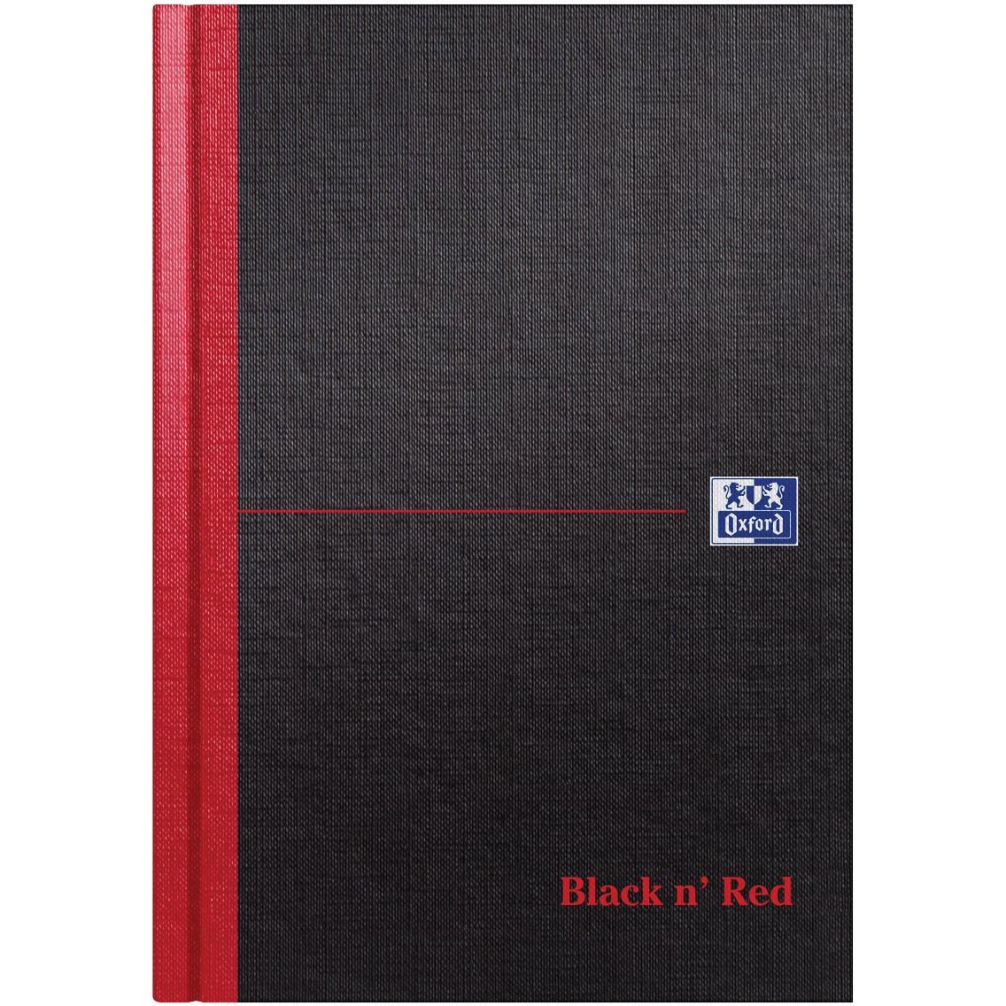 Oxford - Cuaderno Black n' Red A5 línea 96 hojas