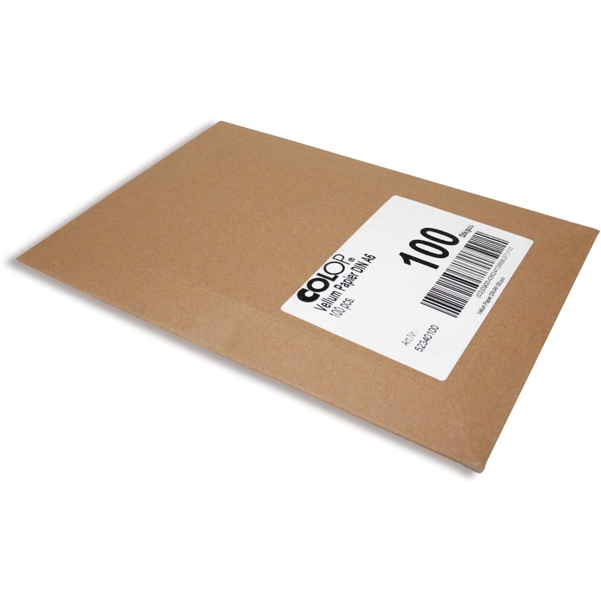 Colop - Vellum papier DIN A6, voor EOS Flash stempels, pak van 100 stuks