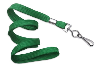 Klika - Keycord met metalen haak, br 10mm groen
