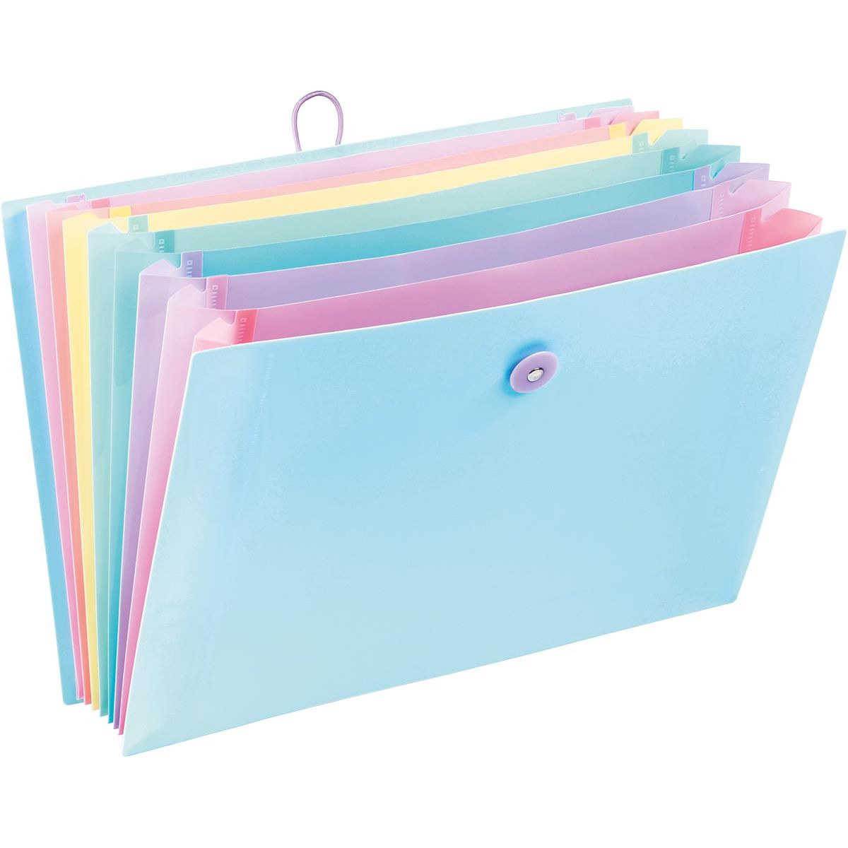 Viquel - Raccoglitore frontale Rainbow Count, modello orizzontale con 8 scomparti