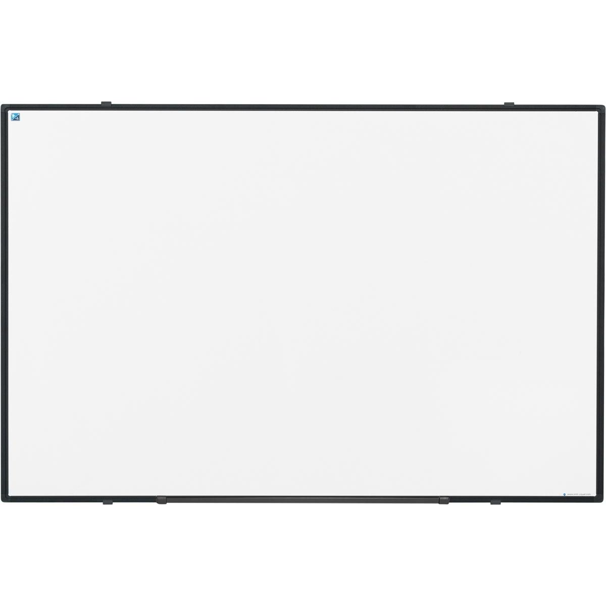 Smit Visual - Softline whiteboard, emaille, magnetisch, zwart profiel, 90 x 60 cm