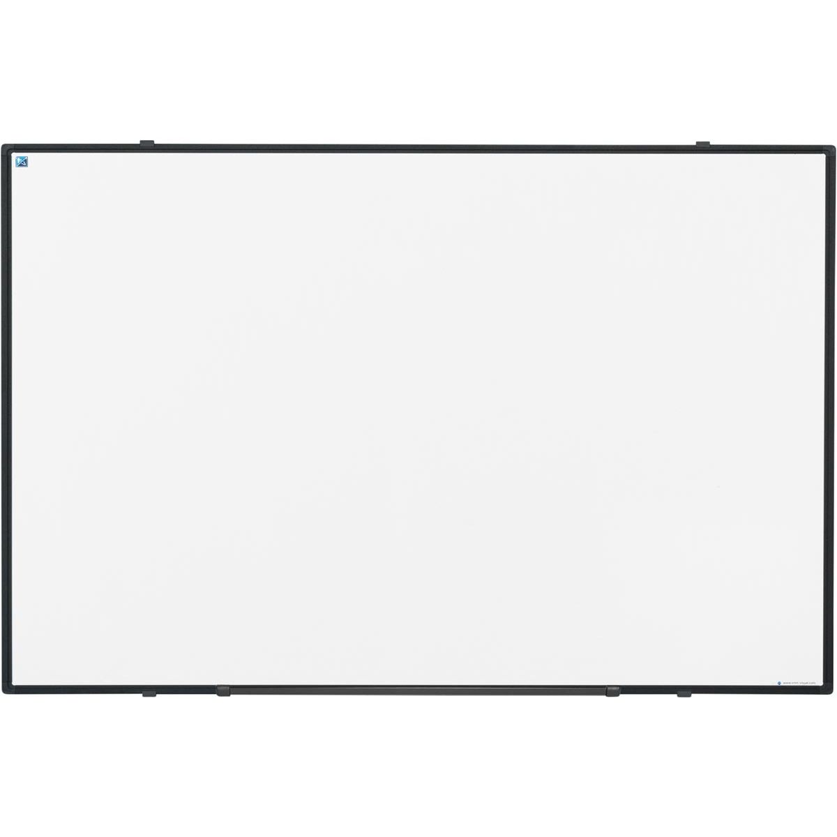 Smit Visual - Softline whiteboard, lacquered steel, magnetic, black profile, 90 x 60 cm