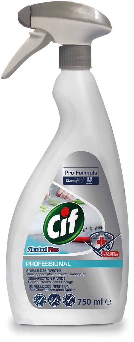 Cif - Pro Formula Alkohol Plus, Flasche 750 ml