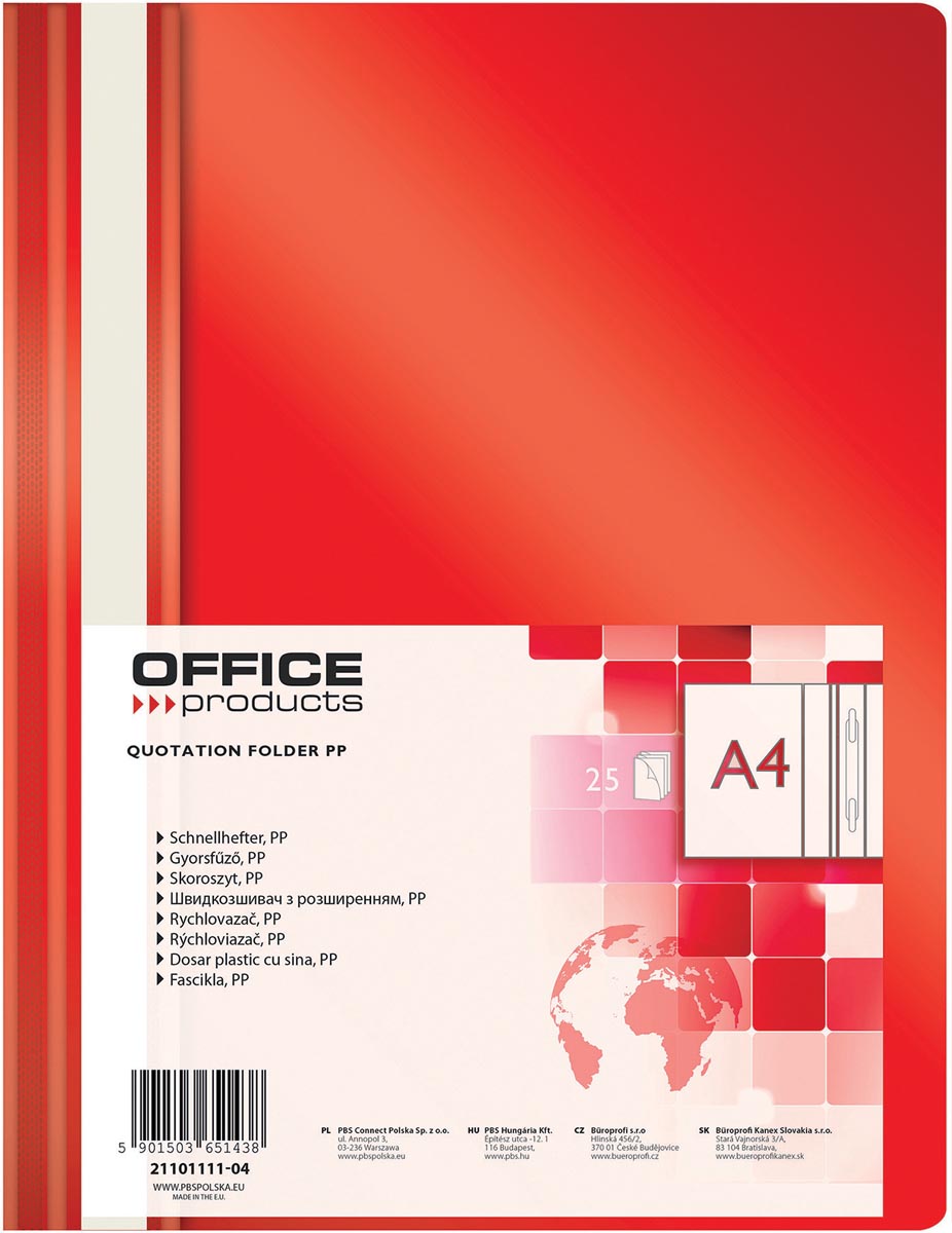 OFFICE products - quick-fix folder, red