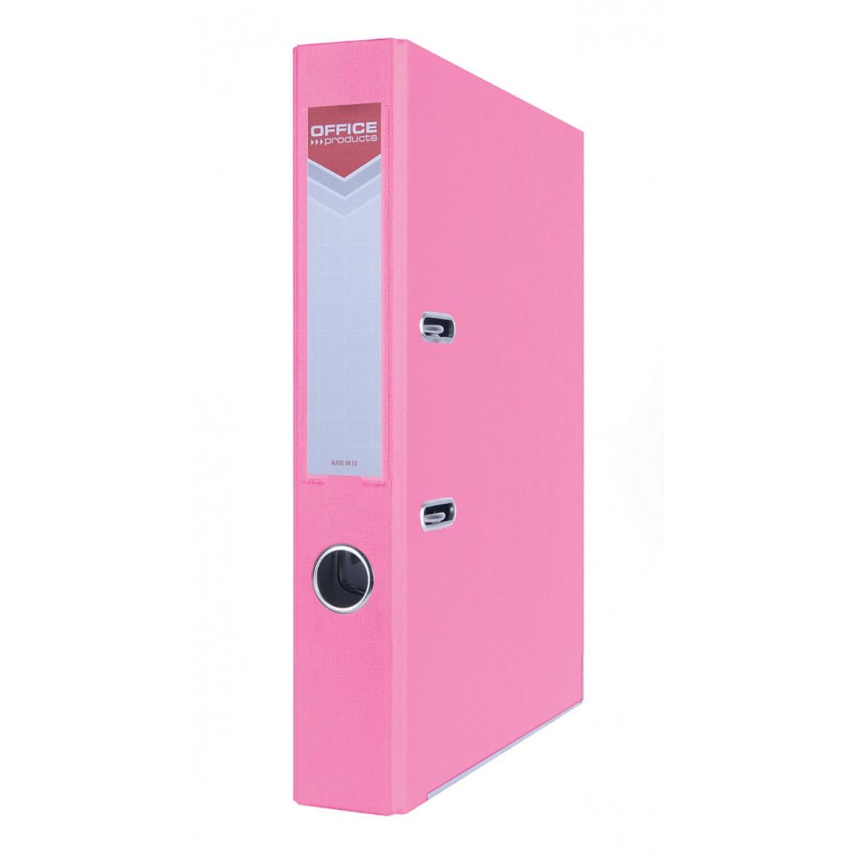 OFFICE products - ordner, voor A4, uit karton, rug van 5,5 cm, roze