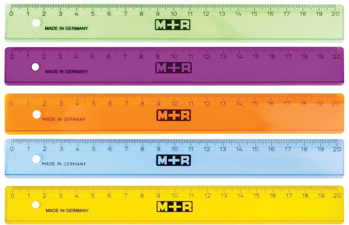 M+R - lama de plástico, en colores surtidos, 20 cm