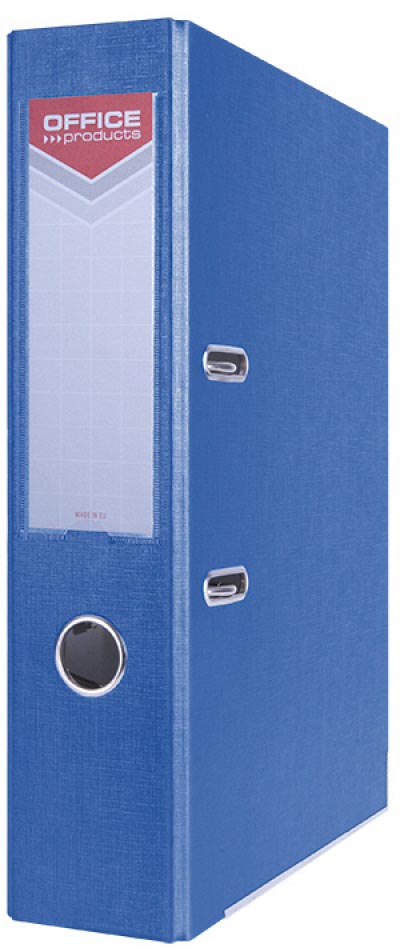 OFFICE products - ordner, voor A4, uit karton, rug van 7,5 cm, blauw