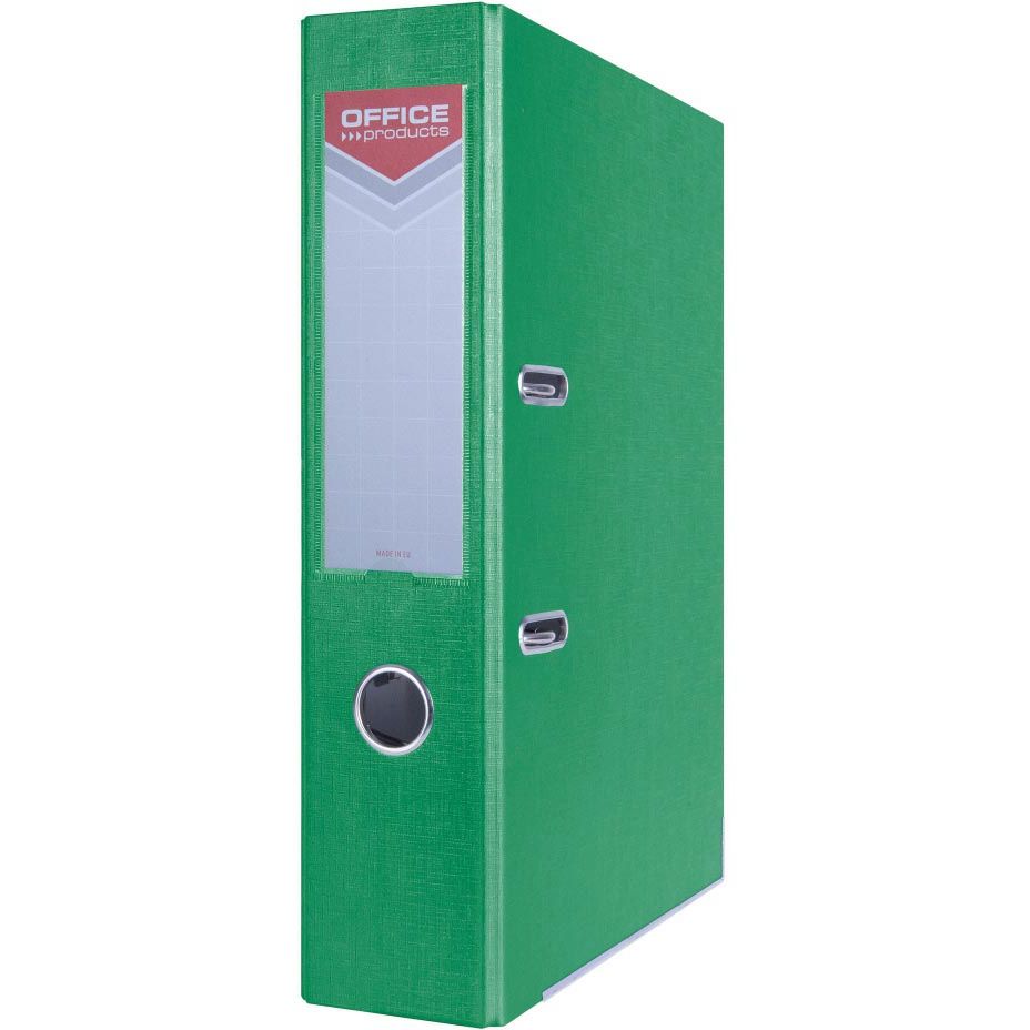 OFFICE products - ordner, voor A4, uit karton, rug van 7,5 cm, groen