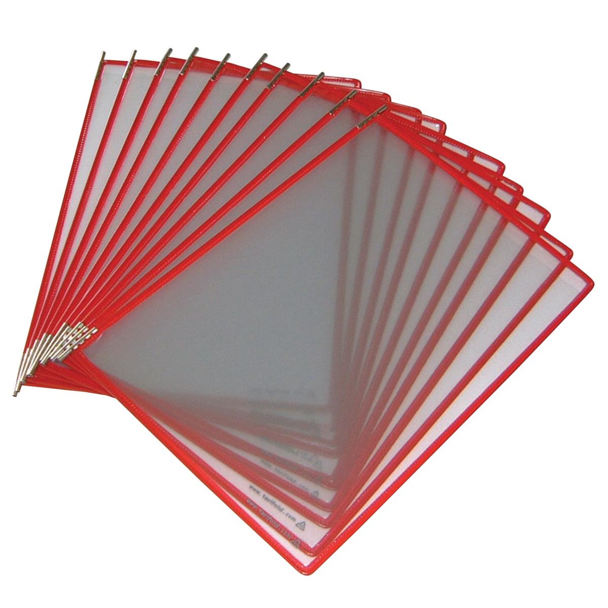 Tarifold Display - Pannello espositivo A4 verticale rosso 10 pezzi