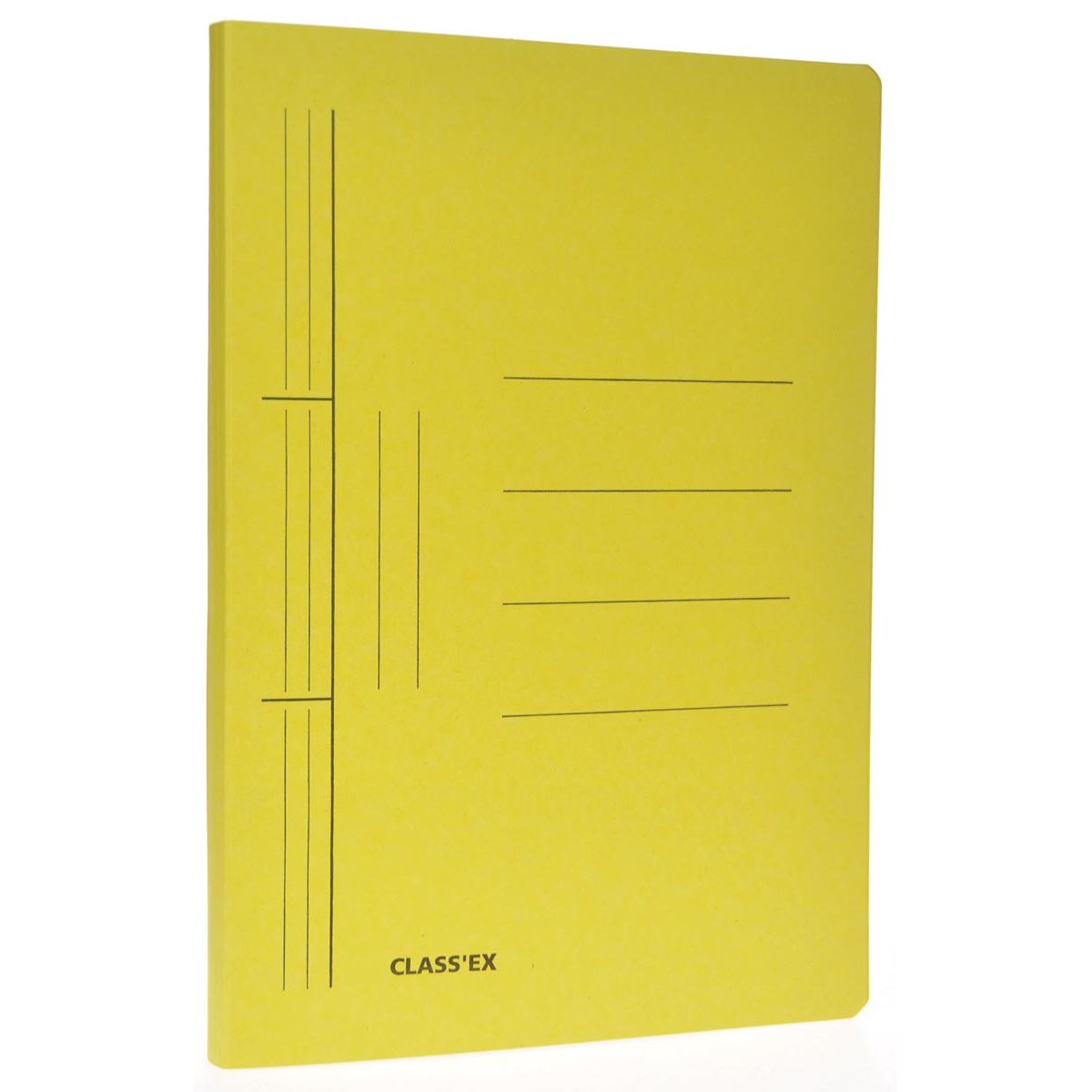 Classex - Dossier adhésif Class'ex, pi 25 x 32 cm (pour pi A4), jaune