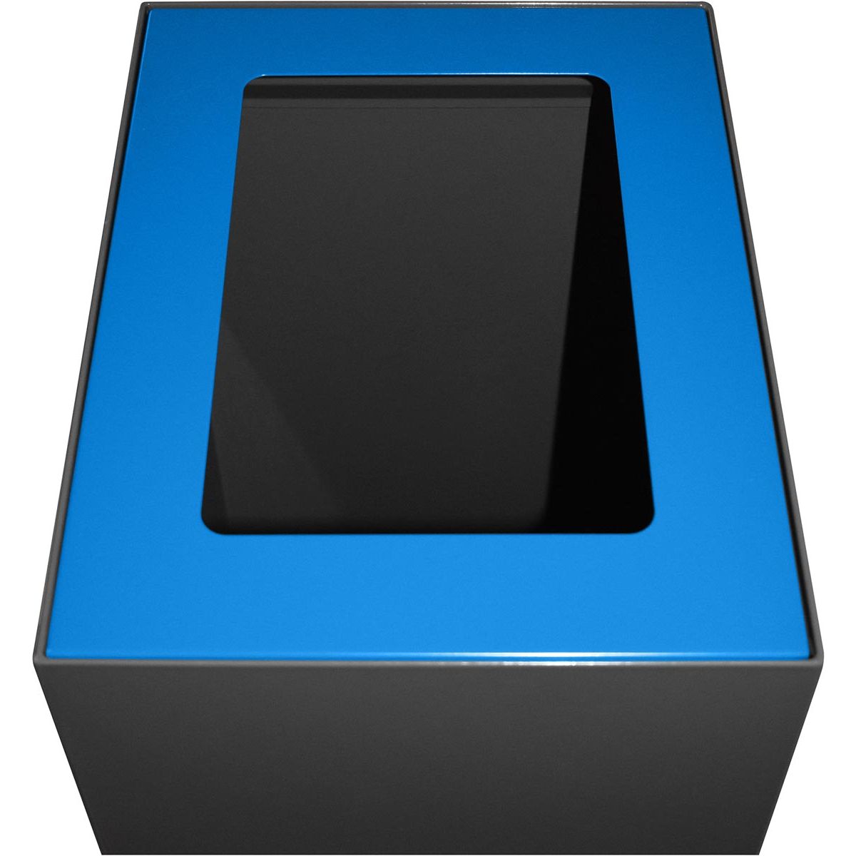 V-part - top voor modulaire afvalbak 60 l, blauw