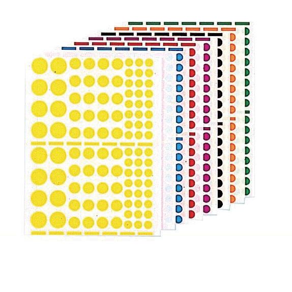 Agipa - Stickers 1.040 stuks, cirkels