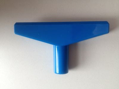 Klika - T-piece 90 mm blue for profile-1