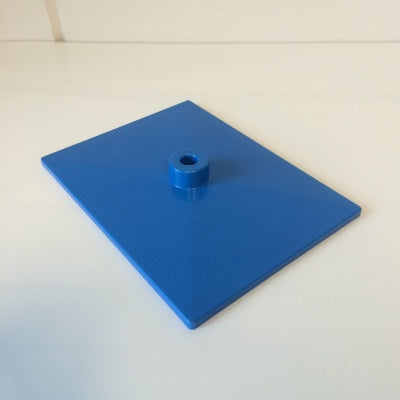 Klika - Voetplaat volledig kunststof blauw