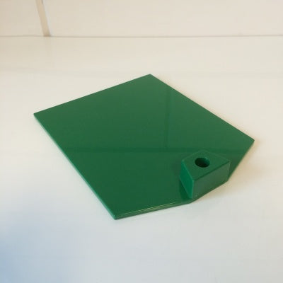 Klika - Foot plate plastic heavy green