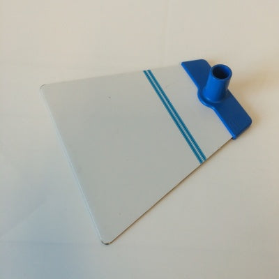 Klika - Voetplaat NT metaal blauw accent