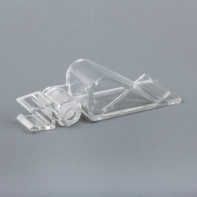 Klika - Abrazadera para cajas de 2 piezas ajustable transparente