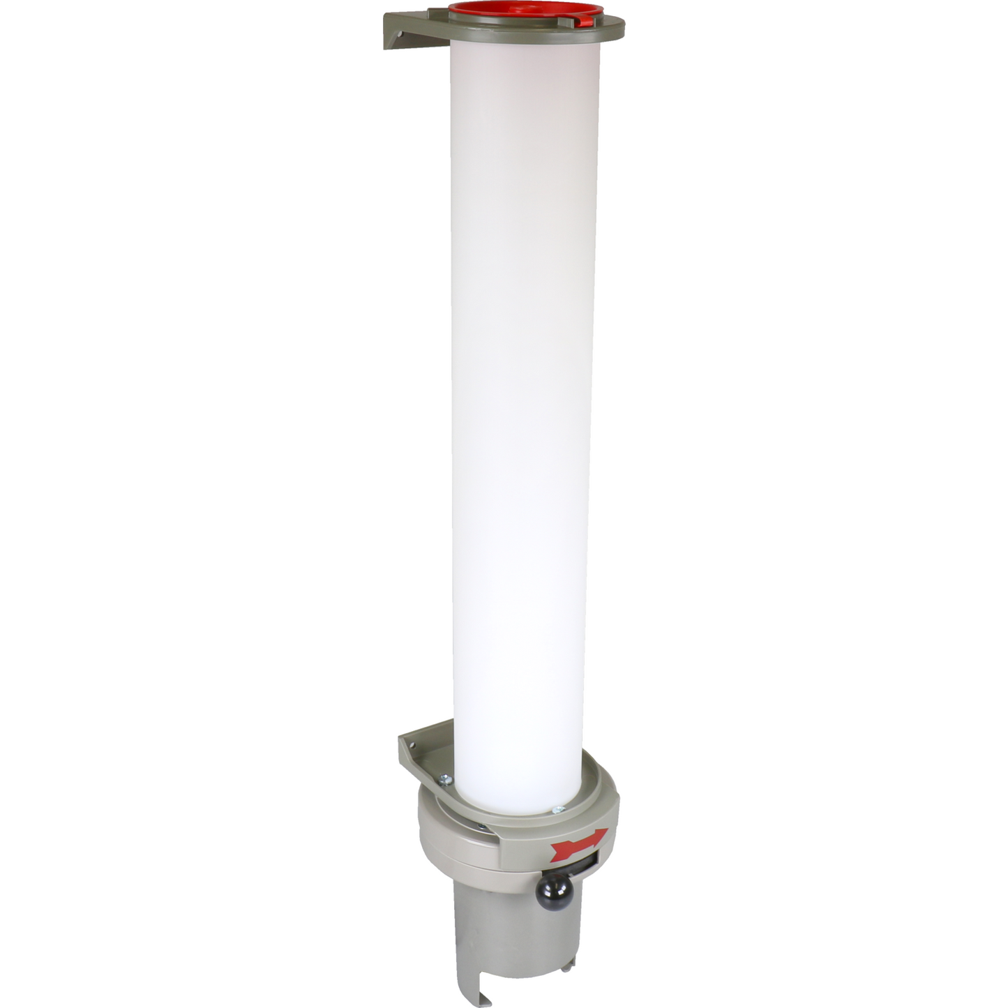 Klika - Bekerdispenser | met hendel | wit/grijs | 1 stuks