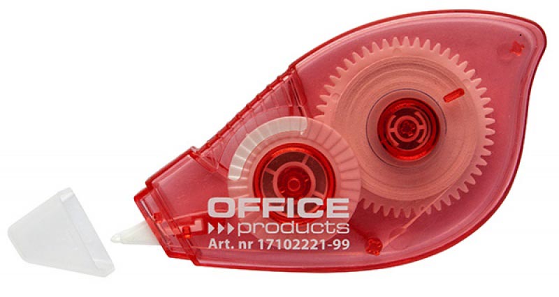 OFFICE products - correctieroller, 4,2 mm x 12 m, rood