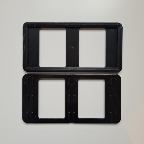 Klika - Cornice per cartellino dei prezzi 210x99mm nera 50 pezzi