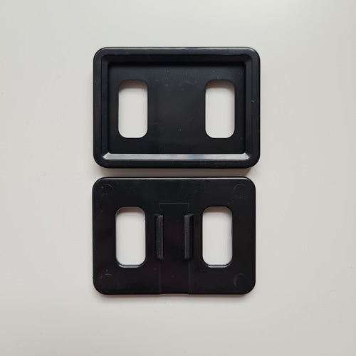 Klika - Marco para tarjeta de precio A9 52x37mm negro