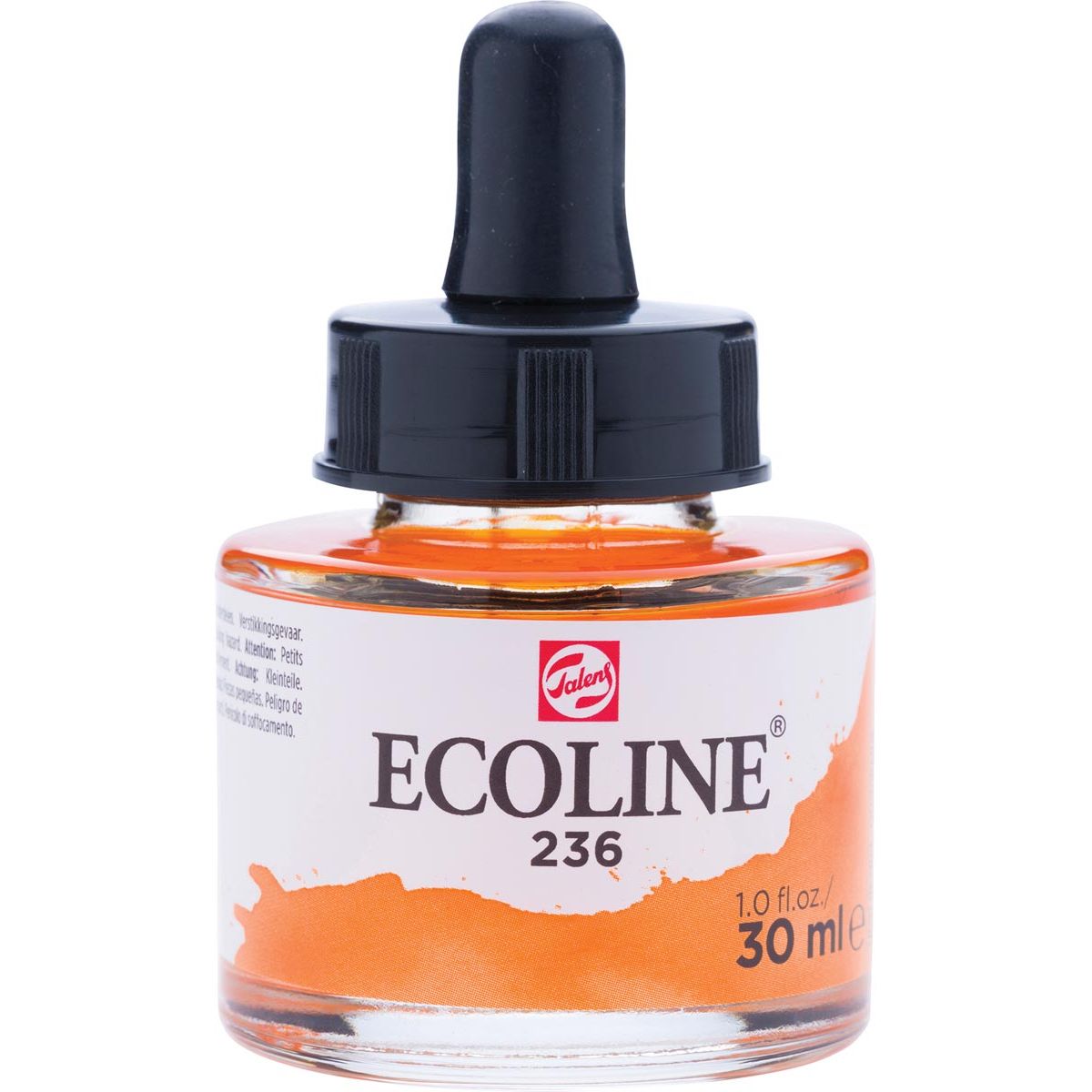 Talens - Acuarela Ecoline frasco de 30 ml, naranja claro