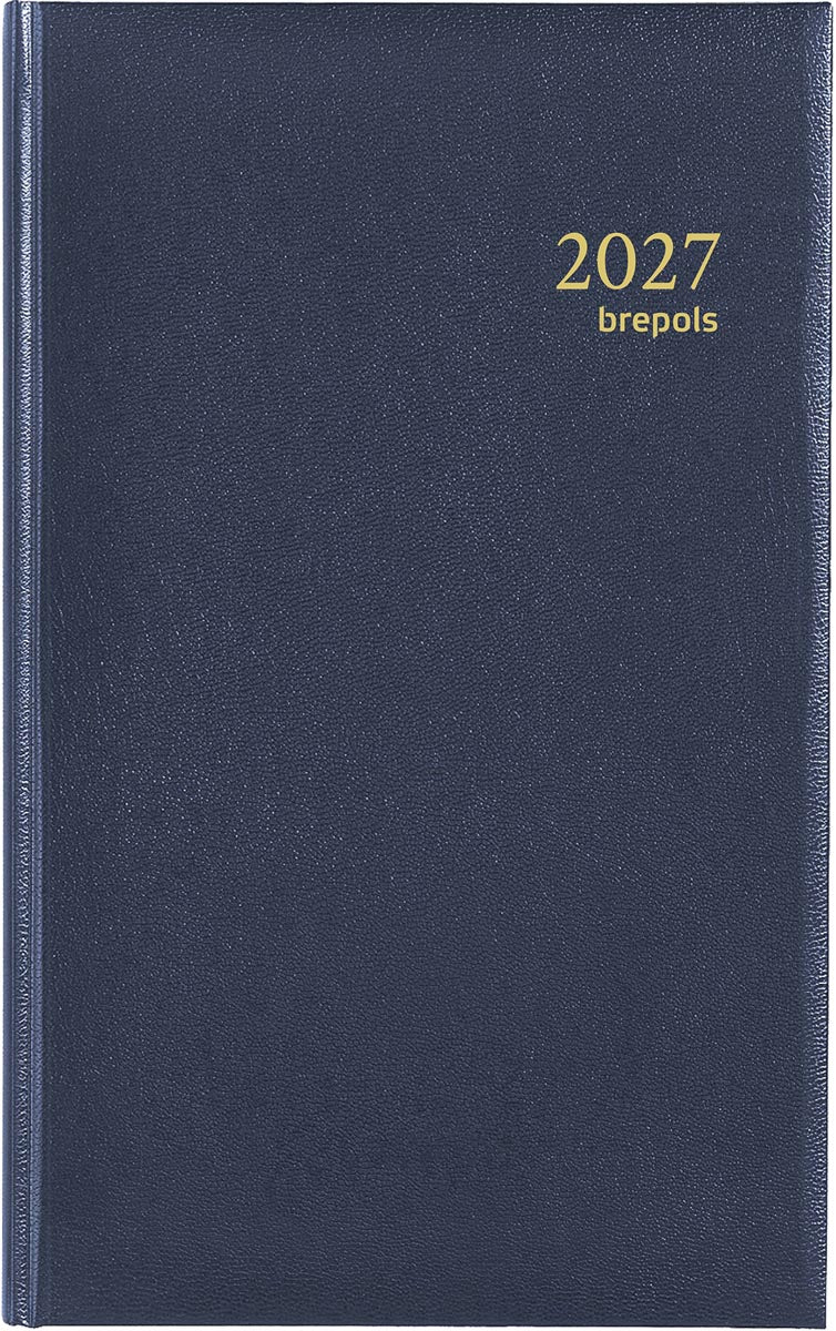 Brepols - agenda Brefix Lima 6 languages, blue, 2026