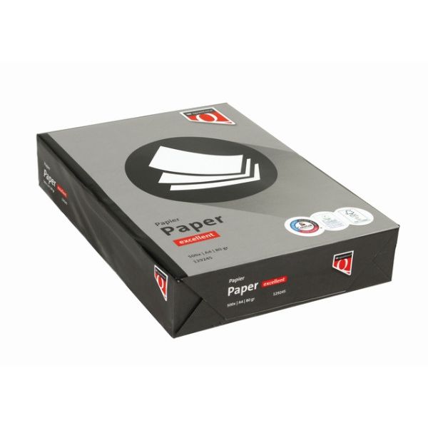 Kopieerpapier Quantore Excellent A4 80gr wit 500 vel | 5 stuks