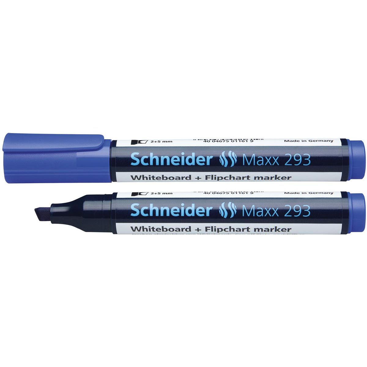 Schneider - whiteboard + flipchart marker Maxx 293 blauw