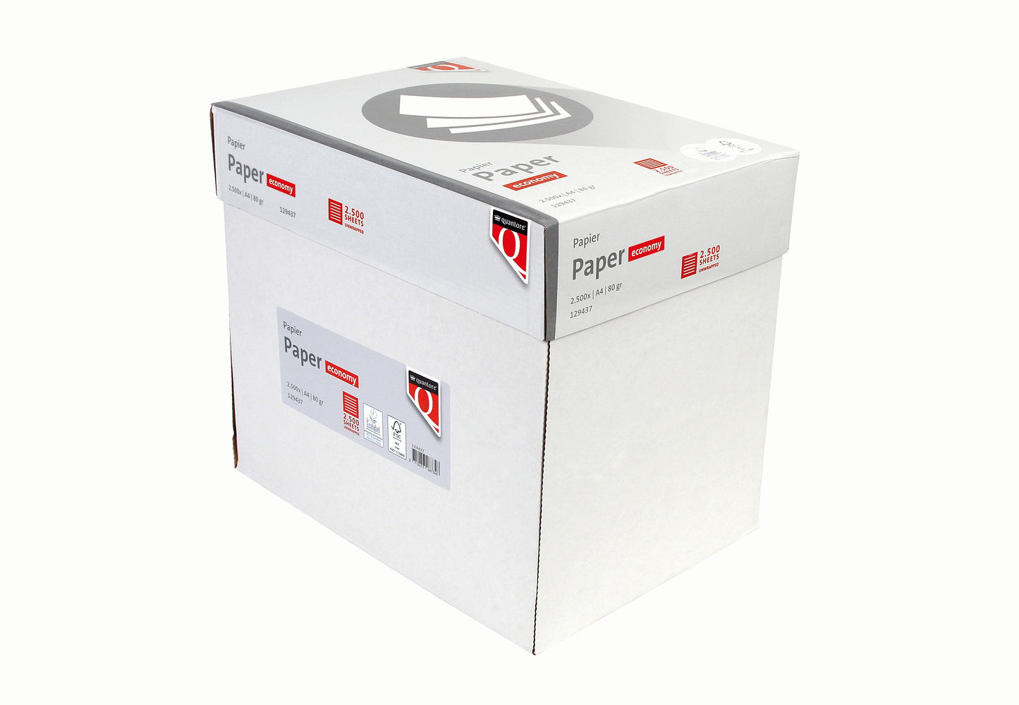 Quantore - Kopieerpapier economy nonstop a4 80gr wt