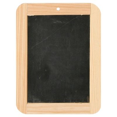 Klika - Lavagna con bordo in legno 14,5x19 cm 30 pezzi