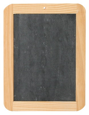 Klika - Pizarra con borde de madera 16,5x21,5 cm 20 piezas