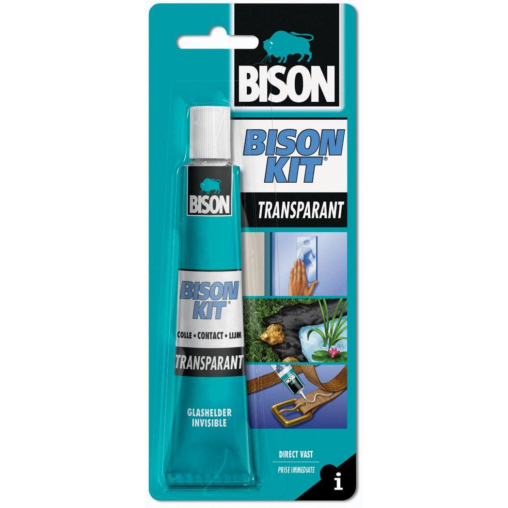 Bison - contact adhesive kit Transparent