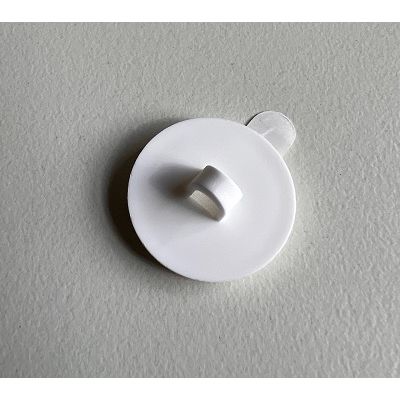 Klika - Kleefoogje 20 mm wit afneembaar 100 stuk