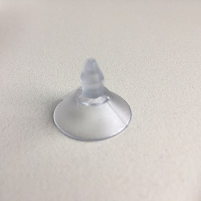 Klika - Ventosa transp 20 mm punta o flecha 100uds