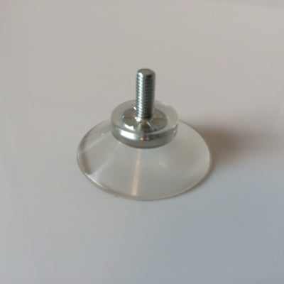 Klika - Ventosa 30mm con filetto M4 x 10mm lunghezza 2 pezzi
