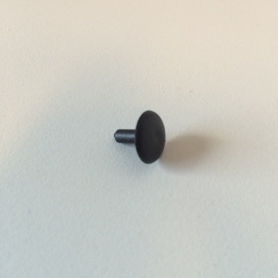 Klika - Zwarte pin, voor zuignap met gaatje 100x