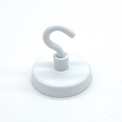 Klika - Aimant de plafond avec crochet blanc 16mm 1,5 kg