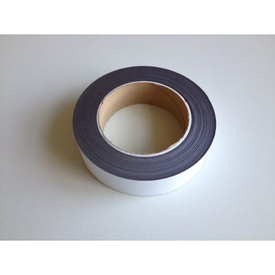Klika - Magneetband wit rol 10 meter breed 50mm