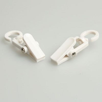 Klika - Clip Clever mini bianca 100 pezzi 4 pezzi