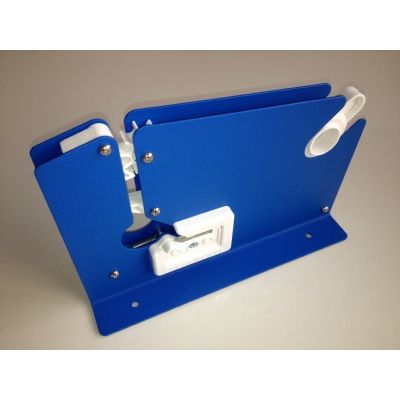 Klika - Zakkensluiter metaal blauw met mes 12mm