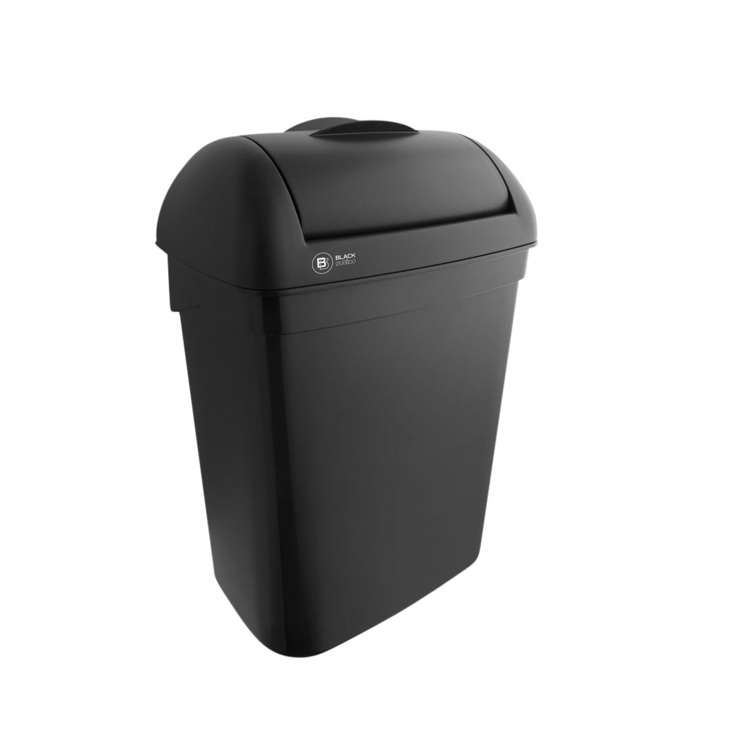BlackSatino - Dameshygiënebak 8 liter zwart 332170
