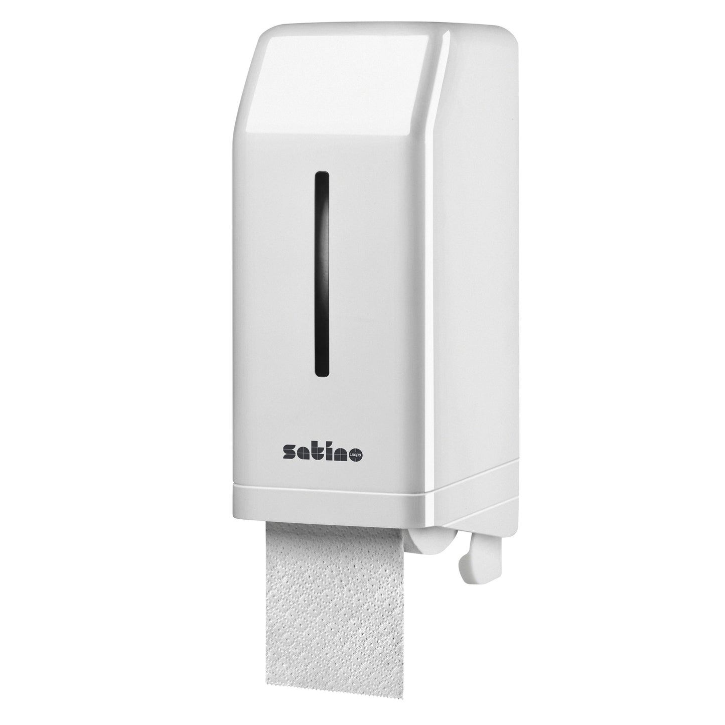 Satino by WEPA - Toiletpapierdispenser Satino JT3 systeemrol duo wit 332540