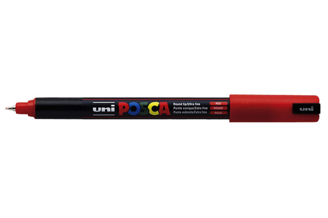 Posca - Paintmarker Uni PC1MR extra fine red | 6 pieces