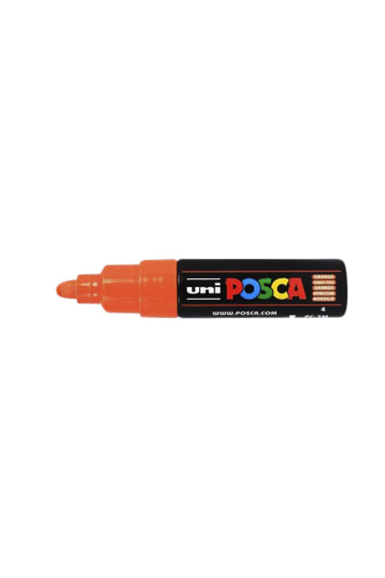 Posca - Paintmarker Uni PC7M wide dark orange | 6 pieces